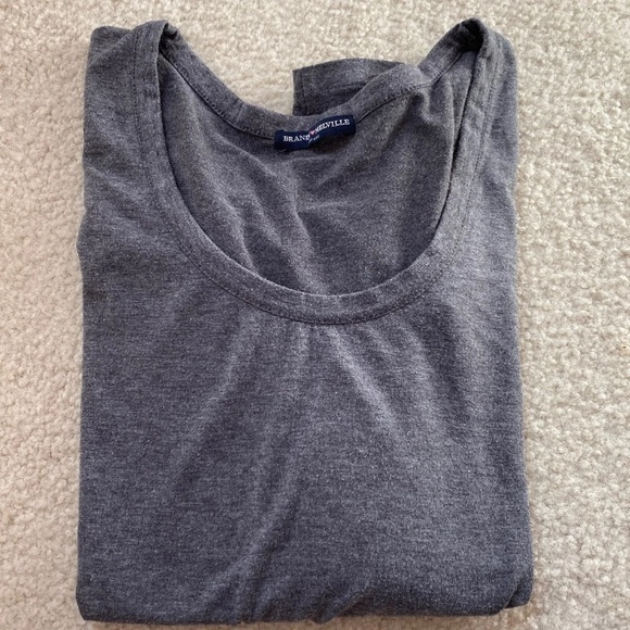 *4/$24* Brandy Melville Dark Grey Long Sleeve - Picture 5 of 8